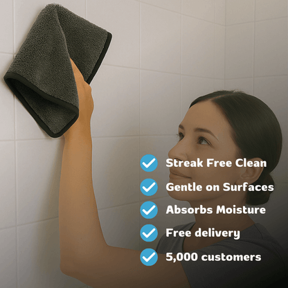 Nue Home Co™ Premium Microfibre Cloths